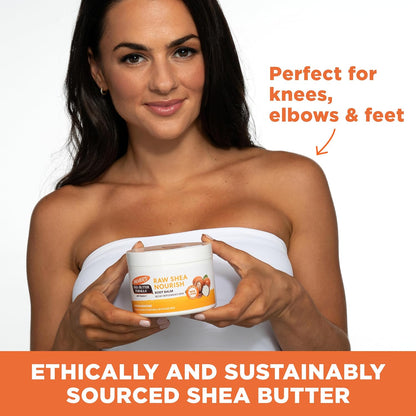 Palmer's Raw African Shea Body Butter, Dry Skin Moisturizer (7.25 Oz)