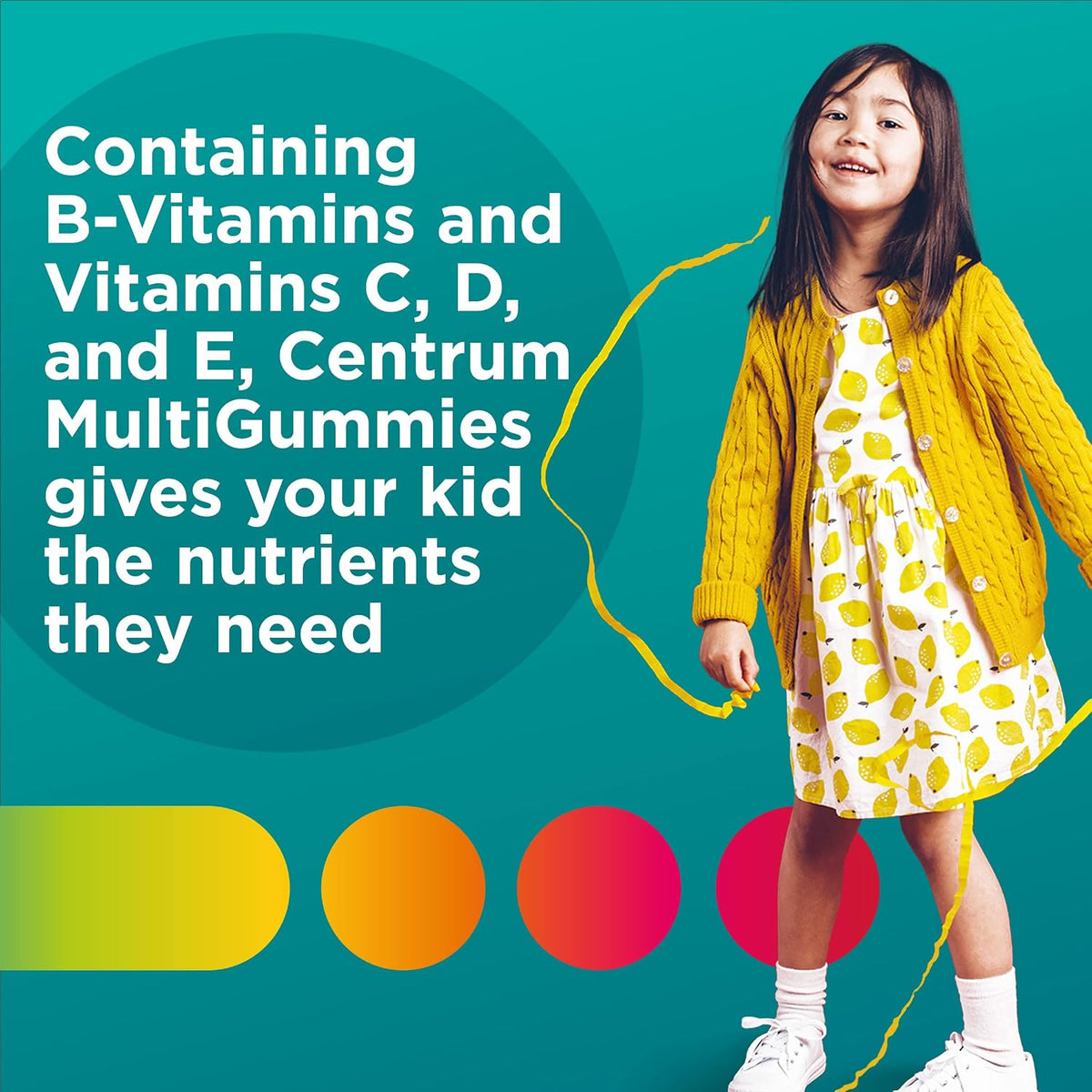 Centrum Kids Multivitamin Gummies, Tropical Punch Flavor, 150 Tablets