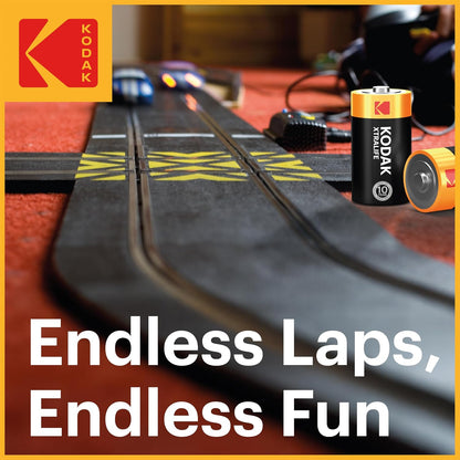 KODAK C Cell Alkaline Batteries (12 Pack) C Size Battery, LR14, 1.5V
