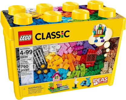 LEGO Classic Large Creative Brick Box 10698 Building Set, Toy Storage Solution for Home or Classrooms, Interactive Building Toy for Kids, Boys, and Girls