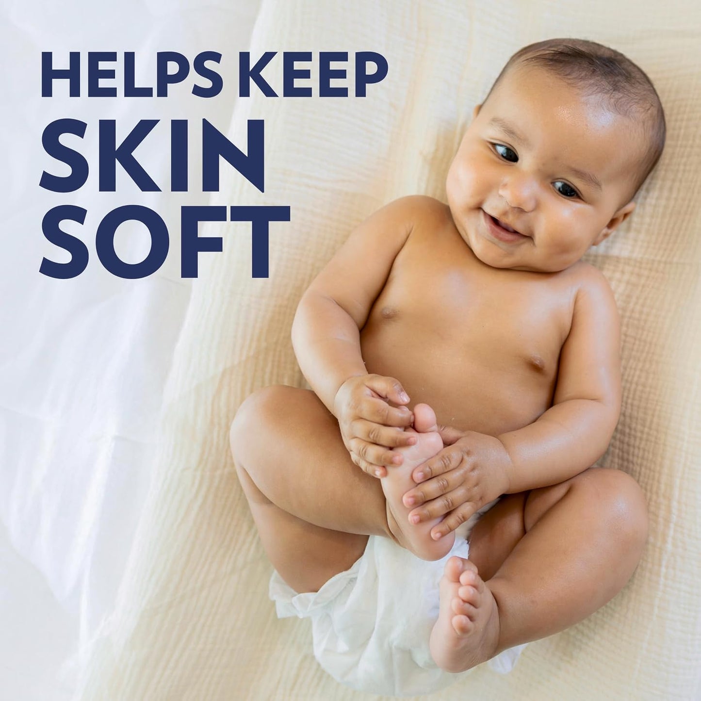 Vaseline Baby Healing Jelly 100% White Petrolatum Skin Protectant 1 ct for Preventing & Treating Diaper Rash, with a Hypoallergenic, Pediatrician-Recommended Formula, 6.8 OZ