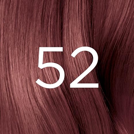 L’Oreal Paris Feria Multi-Faceted Shimmering Permanent Hair Color, High Intensity Hair Dye for 3X Highlights, 52 Auburn Rose, 1 Hair Dye Kit (Pack of 2)