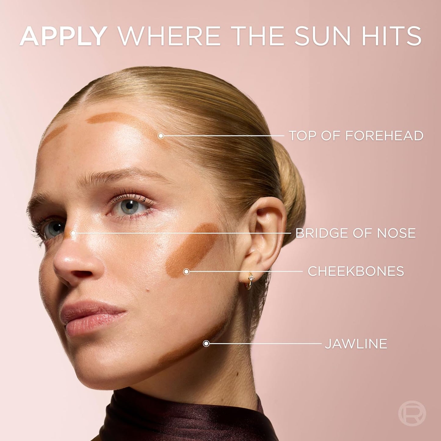 L'Oreal Paris Lumi Bronze Le Stick Soleil Bronzer Stick, Cream-To-Powder Bronzer For A Sunkissed Face Makeup Glow, 130 Sunset Doré