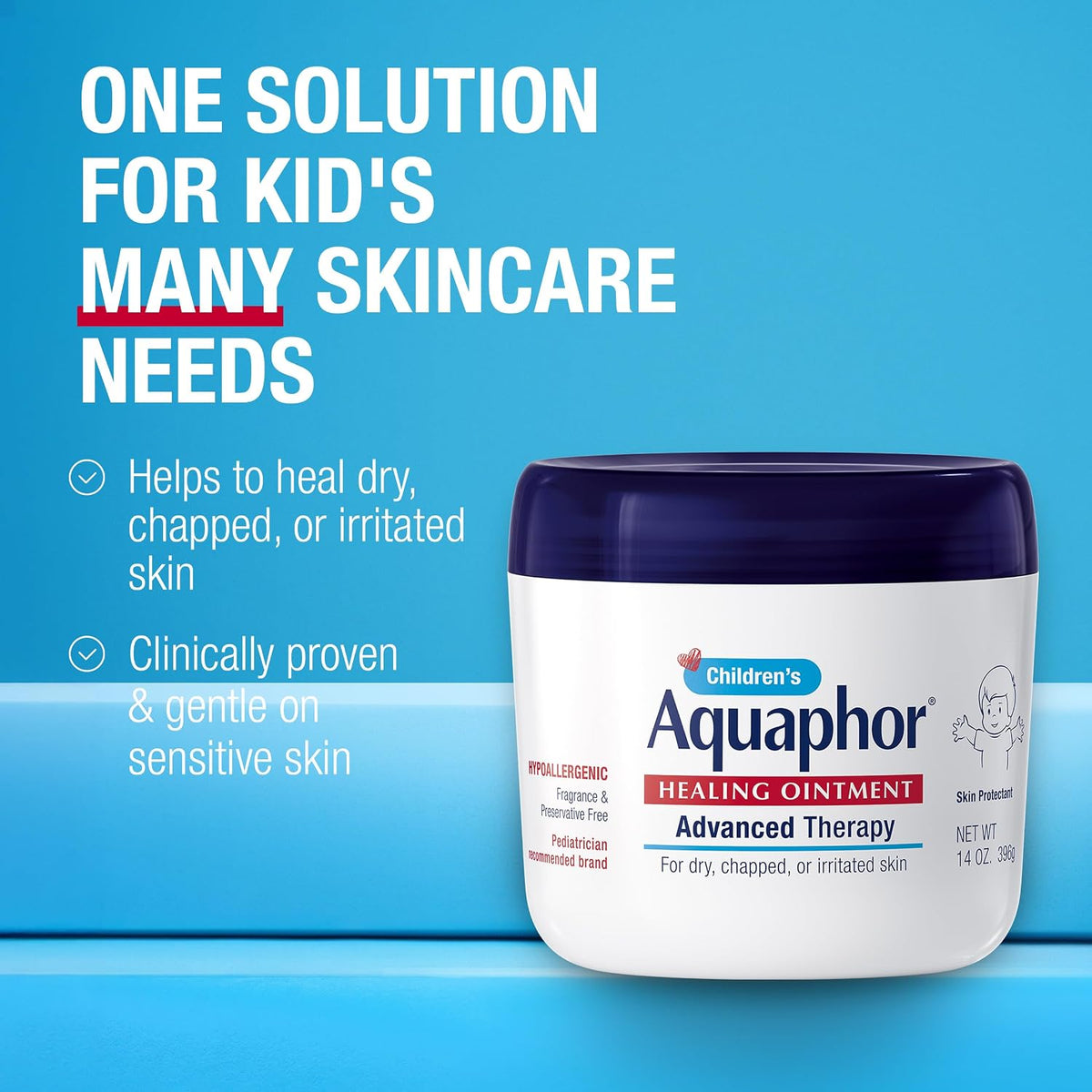 Aquaphor Children's Advanced Therapy Healing Ointment, 14 OZ