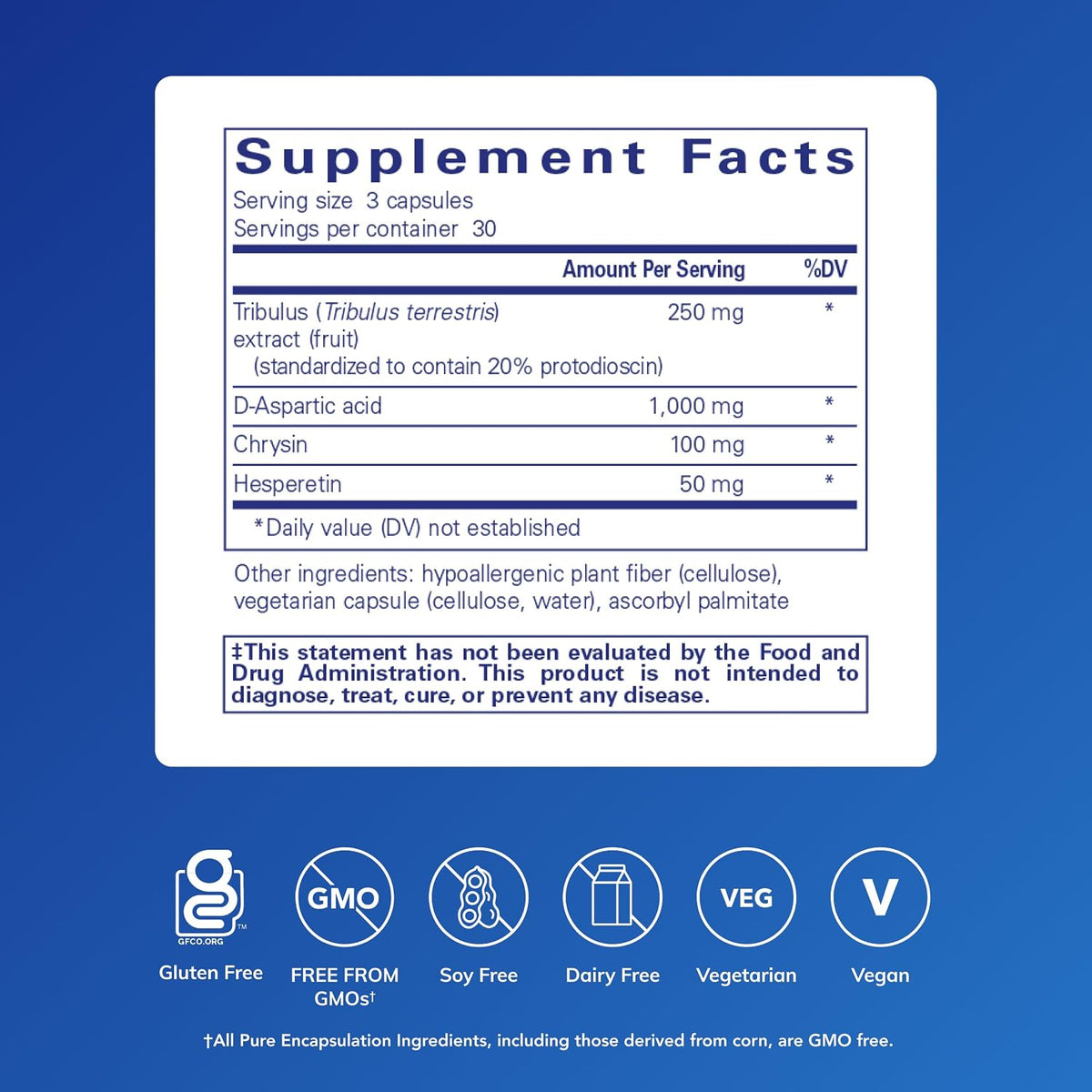 Pure Encapsulations Tribulus Formula, 90 Capsules