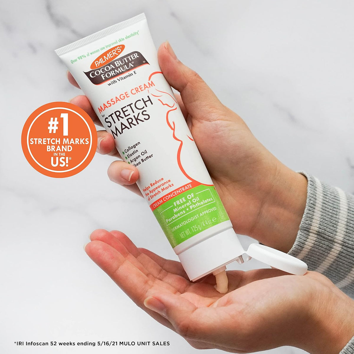 Palmer's Cocoa Butter Massage Cream for Stretch Marks, 4.4 Ounce