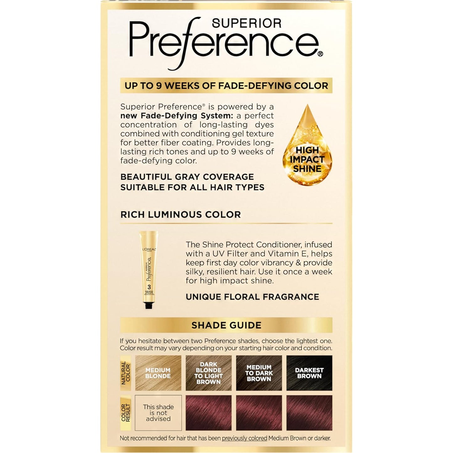 L’Oreal Paris Superior Preference Fade-Defying Color + Shine System, 5MB Medium Auburn(Packaging May Vary), Pack of 1,