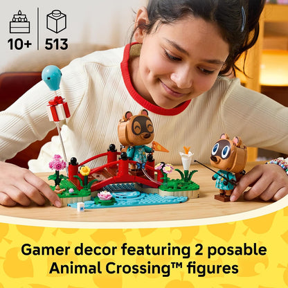 LEGO Animal Crossing Timmy & Tommy's Fun Day Out 77059 | Collectible Building Toy for Girls & Boys, Ages 10+, Display for Kids Bedroom or Book Shelf, 513 pieces, Gift for Birthdays