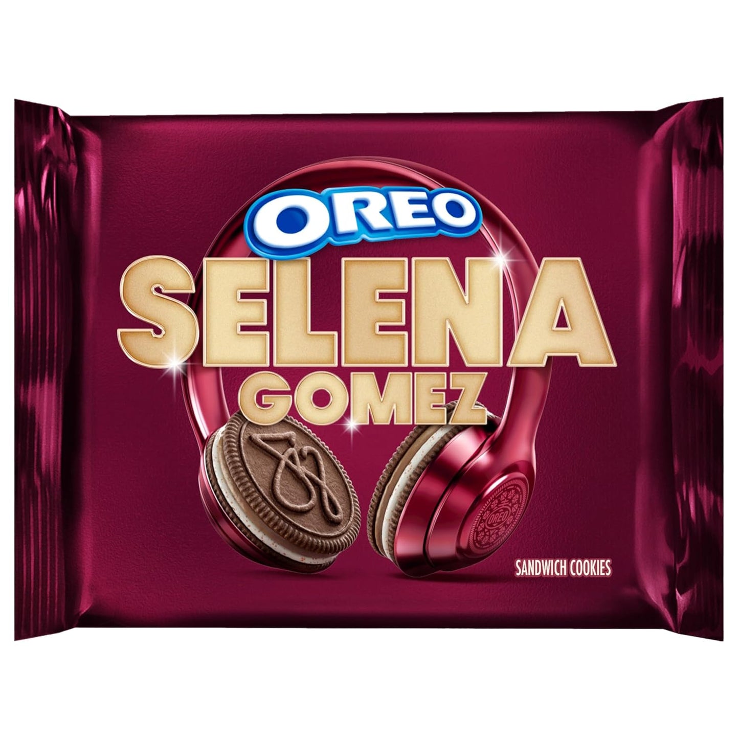 Pack of 50 Selena Gomez OREO Cookies, Chocolate and Cinnamon Creme, Limited Edition, 10.68 oz