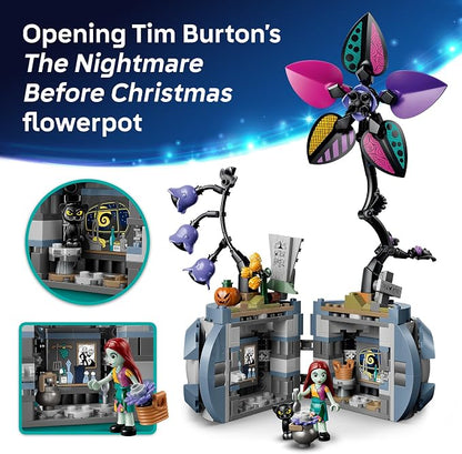 LEGO Disney Sally's Flowerpot Building Toy - The Nightmare Before Christmas Set for Girls & Boys, Ages 9+ - Kids Room and Desk Decor - Gift for Birthdays - 43288