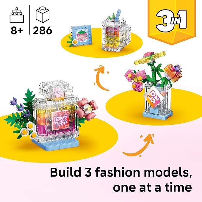 LEGO Creator 3 in 1 Floral Decor Perfume Bottle 31383