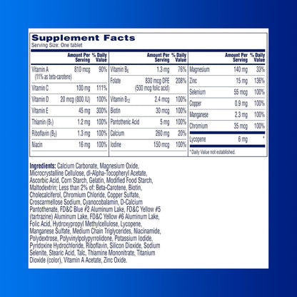 A Day Men's Pre-Conception Health Multivitamin to Support Healthy Sperm,Supplement for Men with Vitamin C,Vitamin E,Selenium,Zinc,and Lycopene,30 Count (Pack of 2)