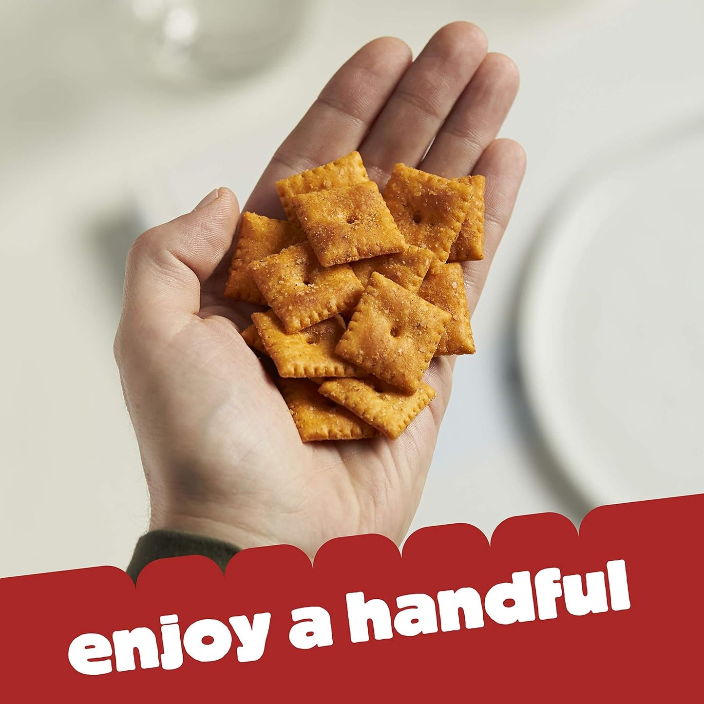 Cheez-It Baked Snack Cheese Crackers, Hot & Spicy, 7 oz Box