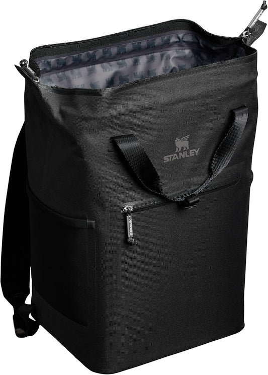 Stanley All Day Madeleine Backpack Soft Cooler 20 Can Cooler with Handle and Shoulder Straps Insulated Travel Bag with Zipper BPA-Free