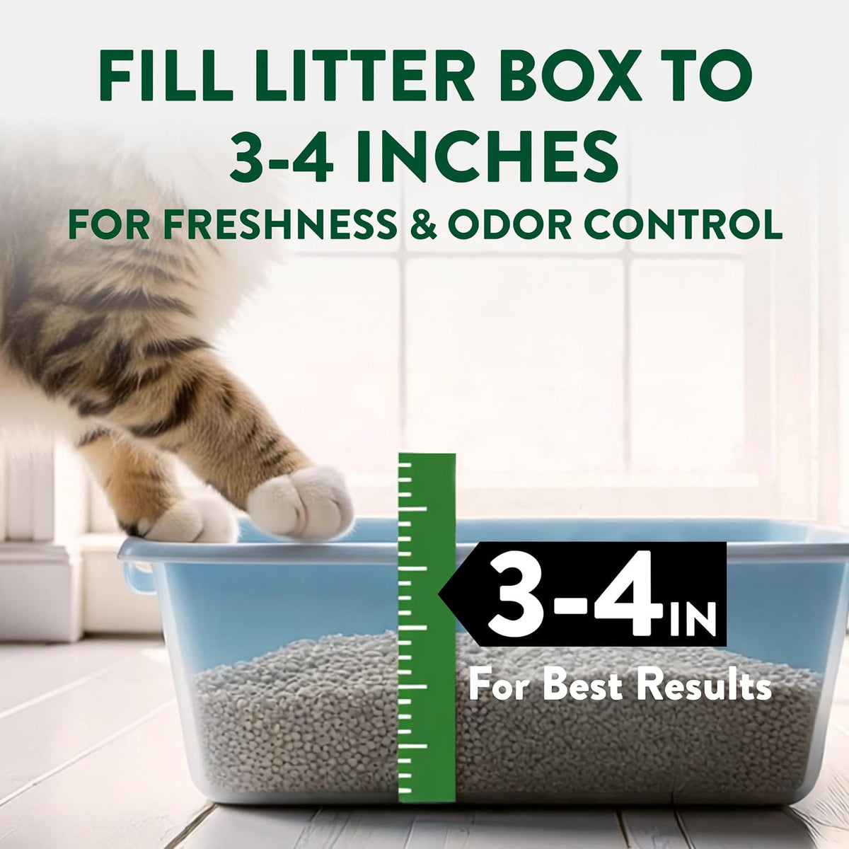 ARM & Hammer Plant Power Plant-Based Clumping Cat Litter, Unscented 15 Lbs