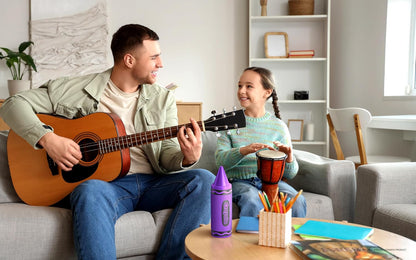Crayola Kids Crayon Speakers Bluetooth, Portable Bluetooth Speakers | 20W Peak Power HD Sound, Mini Bluetooth Speaker Wireless with TWS Pairing BT 5.3, FM Radio Home/Party/Outdoor/Travel