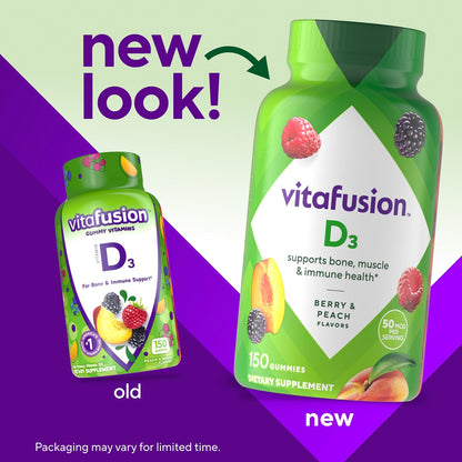 Vitafusion Vitamin D3 Gummies | 2000 IU (50 mcg) Per 2 Gummies