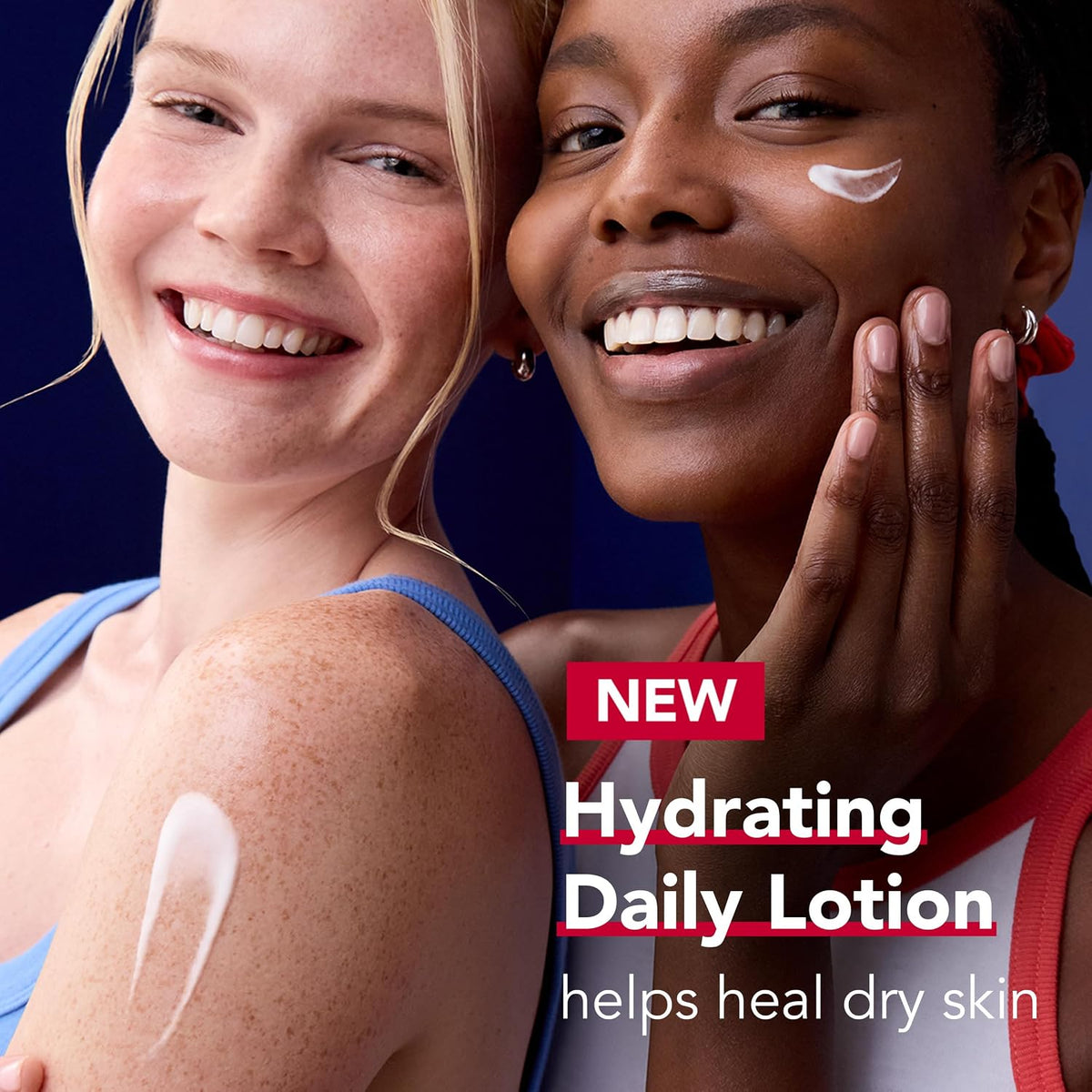 Aquaphor Daily Hydrating Face and Body Lotion, Hyaluronic Acid, 16 Fl Oz (Pack of 12)