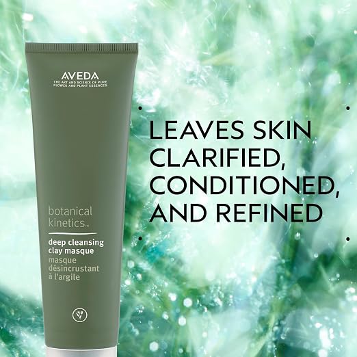 Aveda Botanical Kinetics Deep Cleansing Clay Masque | Clarifying Masque for Oily Skin | with Kaolin and Bentonite Clay | 91% Naturally Derived*, 4.2 Fl Oz