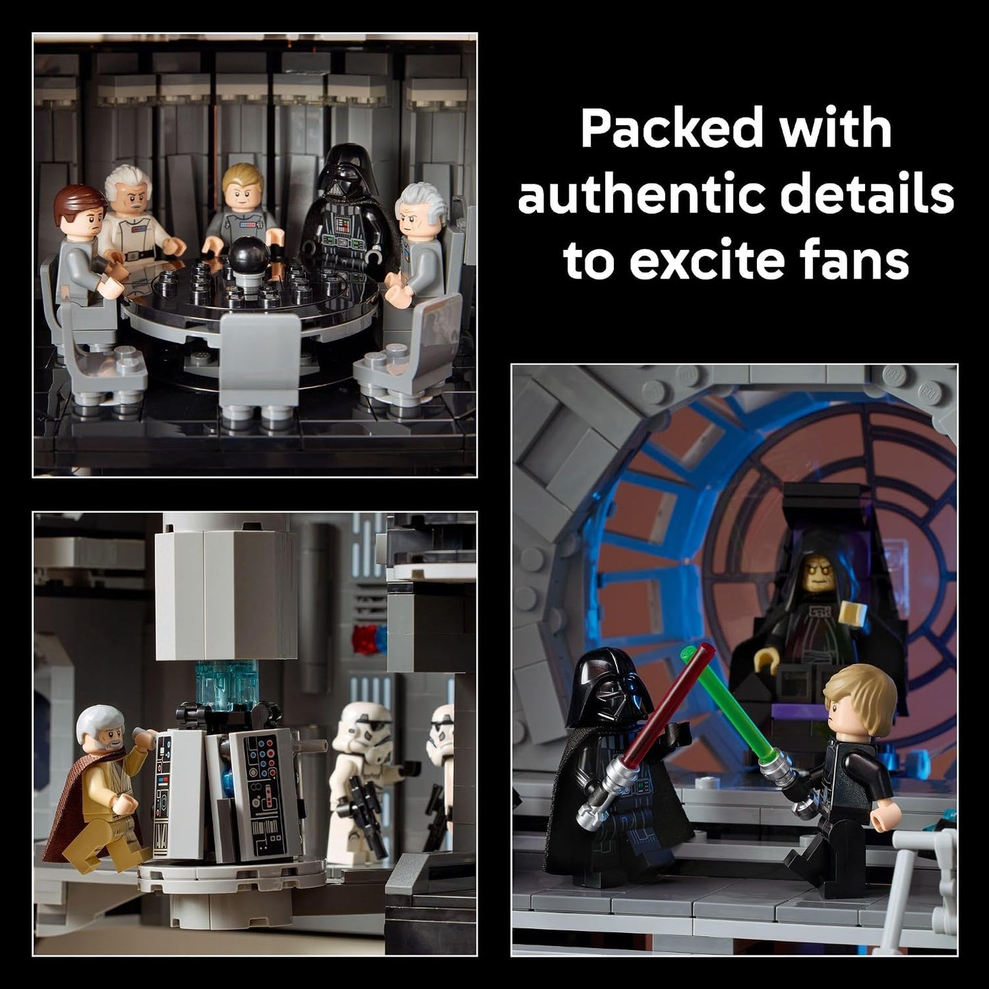 LEGO Star Wars Death Star Building Set for Adults, Ages 18+ - Collectible & Room Decor for Office, Bedroom, or Book Shelf - Fun Activity for Men, Women, & Movie Fans - Gift Idea for Birthdays - 75419