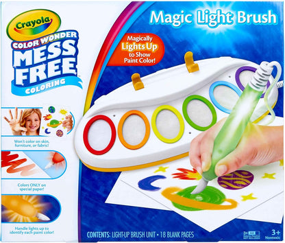 Crayola Color Wonder Magic Light Brush, Mess Free Painting for Kids, Age 3+ | Toddler Paint Set, Learning Art Toys, Birthday, Holiday Gifts for Girls & Boys, Arts & Crafts, Kids