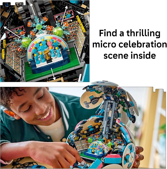 LEGO Editions Soccer Ball - Building Toy for Kids - Collectible Sports Decor for Boys & Girls, Ages 10+ - Includes Micro Stadium - Gift for Birthdays - 43019