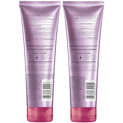 L'Oreal Paris EverPure Moisture Shampoo and Conditioner Set, Sulfate-Free Hair Care for Dry or Color-Treated Hair with Rosemary Botanicals, 17 Fl Oz Set