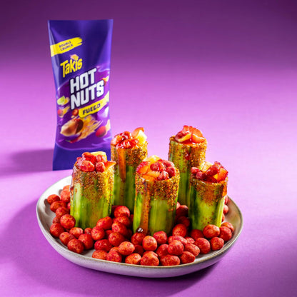 Takis Fuego Hot Nuts Double-Crunch Peanuts, 12 ct, 1.75 oz Case