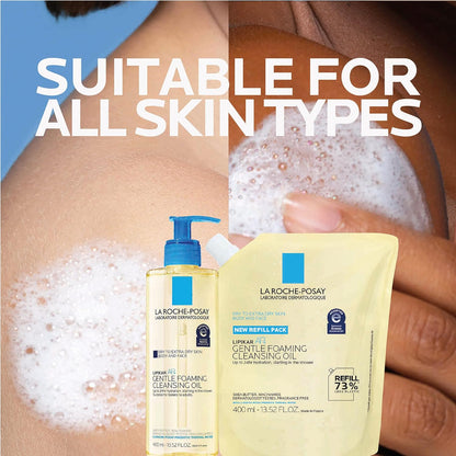 La Roche-Posay Lipikar AP+ Gentle Foaming Cleansing Oil, with Shea Butter