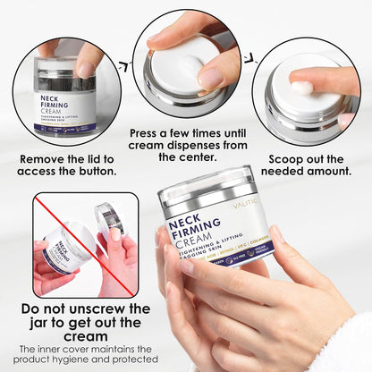 VALITIC Anti-Aging Neck and Chest Firming Cream for Tightening and Firming