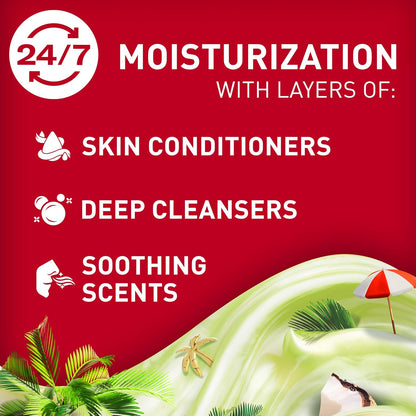 Old Spice Body Wash GentleMan’s Super Hydration for Men, 24/7 Renewing Moisture, Gentle on Skin with Skin Conditioners, Fiji with Palm Tree + Coconut Scent, 20 oz