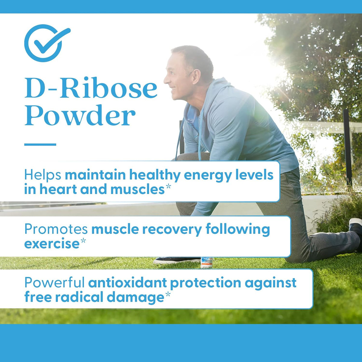 Doctor's Best Pure D Ribose Powder Supplement, Gluten Free, Vegan, 8.8 oz