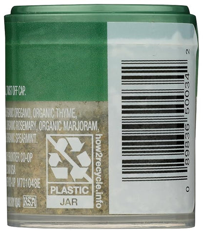 Simply Organic Italian Seasoning, Certified Organic, Kosher, Mini Spices | 0.14 Ounce (Pack of 1)