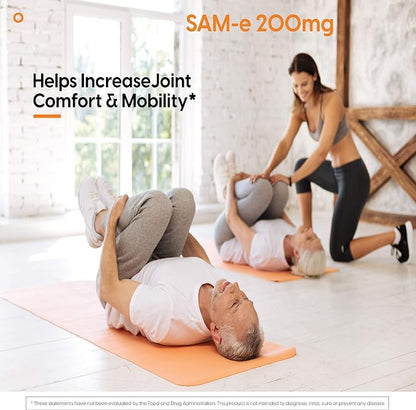 Doctor's Best SAM-e Supplement for Men & Women, 60 Enteric Coated Tablets