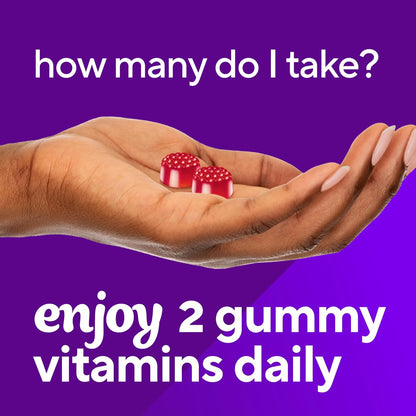 Vitafusion Vitamin B12 1000 mcg | 140 Gummies | Yummy Raspberry Flavor