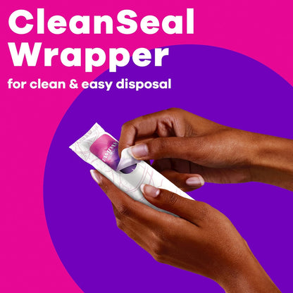 Tampax Radiant Tampons 42 R 2.7X 3/4/ 42ct, Pink and Blue