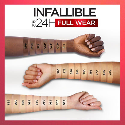 L'Oreal Paris Makeup Infallible Full Wear Waterproof Matte Concealer, Full Coverage, Eggshell, 0.33 fl. oz.