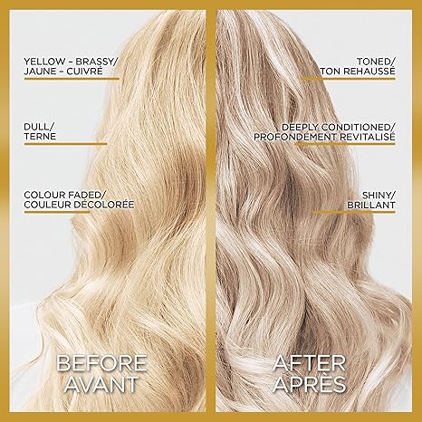 L’Oreal Paris Le Color Gloss One Step In-Shower Toning Hair Gloss for Bleached Hair, Neutralizes Brass, Conditions & Boosts Shine, Platinum Pearl, 4 Ounce