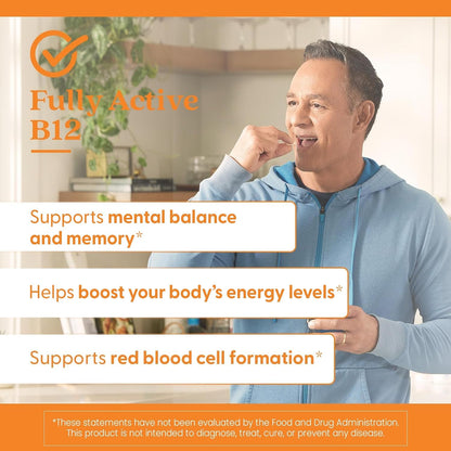 Doctor's Best Vitamin B12 Methylcobalamin, Mixed Berries Flavor, 60 Tablets