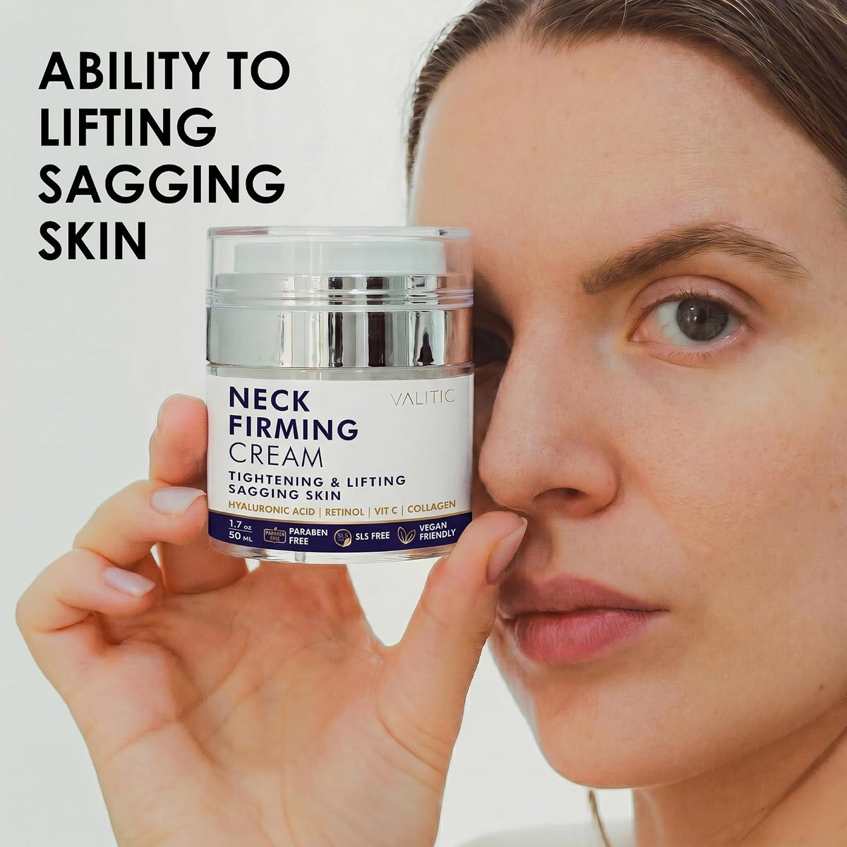 VALITIC Anti-Aging Neck and Chest Firming Cream for Tightening and Firming