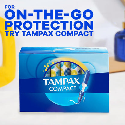Tampax Pearl Tampons Multipack, Regular/Super Plus Absorbency, With Leakguard Braid, Unscented, 34 Count