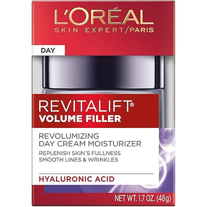 L’Oreal Paris Skin Care Revita Lift Volume Filler Daily Re-Volumizing Facial Moisturizer, 1.7 Ounce (Pack of 2)