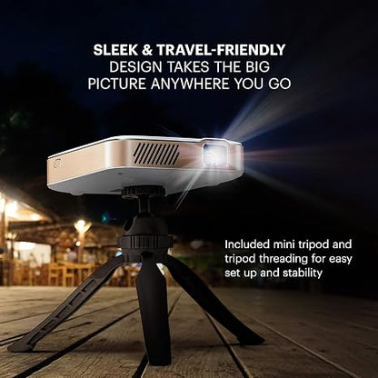 KODAK Luma 450 Smart Projector, Native 1080p, WiFi, Tripod
