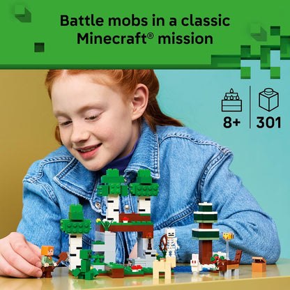 LEGO Minecraft First Night Adventure 21593 | Building Toys for Boys & Girls, Ages, 8+, Sturdy Build for Pretend Play, 301 pieces, Gift for Birthdays