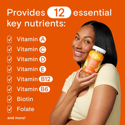 One A Day Women’s Daily Essentials Multivitamin Gummies, Multivitamin for Women, Zinc, Immune Support, Cool Lemonade Naturally Flavored, 120 Gummies