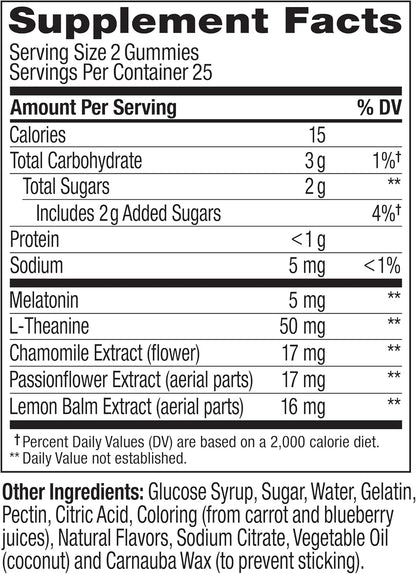 OLLY Extra Strength Sleep, Occasional Sleep Support Supplement - 50 Count