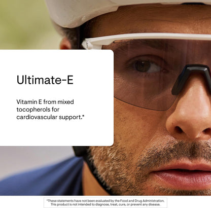 THORNE Ultimate-E, Vitamin E from Mixed Tocopherols Supplement, 60 Softgels