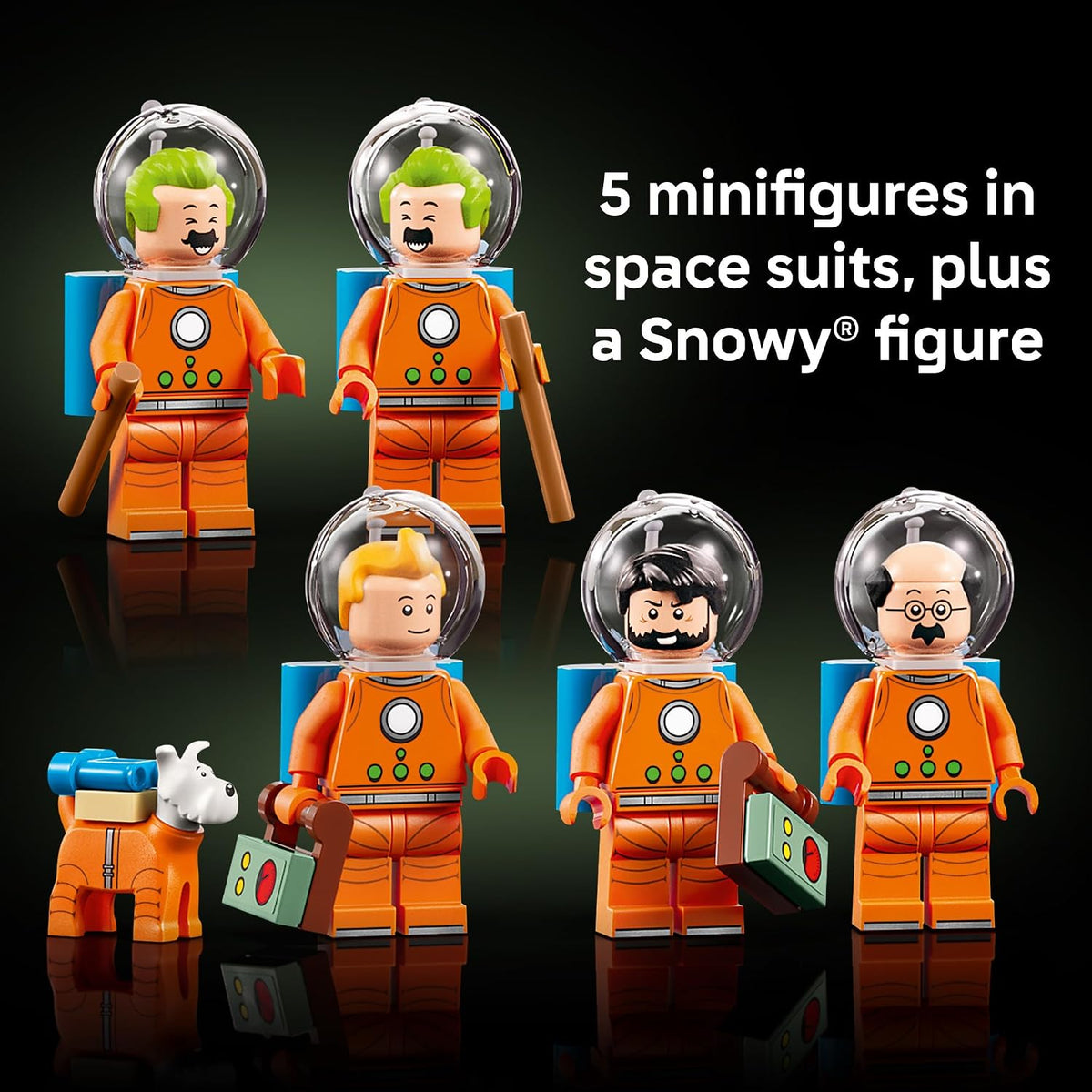 LEGO Ideas Tintin Moon Rocket - Building Set for Adults, Ages 18+ - Collectible Kit for Fans - Bedroom or Home Office Decor - Gifts for Comic Lovers - 21367