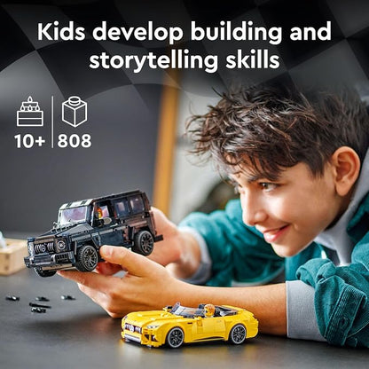 LEGO Speed Champions Mercedes-AMG G 63 & SL 63 Building Toys - Kids Pretend Play Toy Cars for Boys & Girls, Ages 10+ Years - Gifts for Christmas - 76924