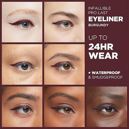 L’Oréal Paris Makeup Bundle, Includes Voluminous Original Deep Burgundy Mascara and Infallible Pro-Last Pencil Burgundy Eyeliner, 1 Eye Makeup Set